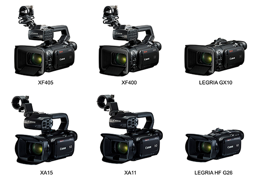 满足用户多样化需求,佳能发布六款数码摄像机新品